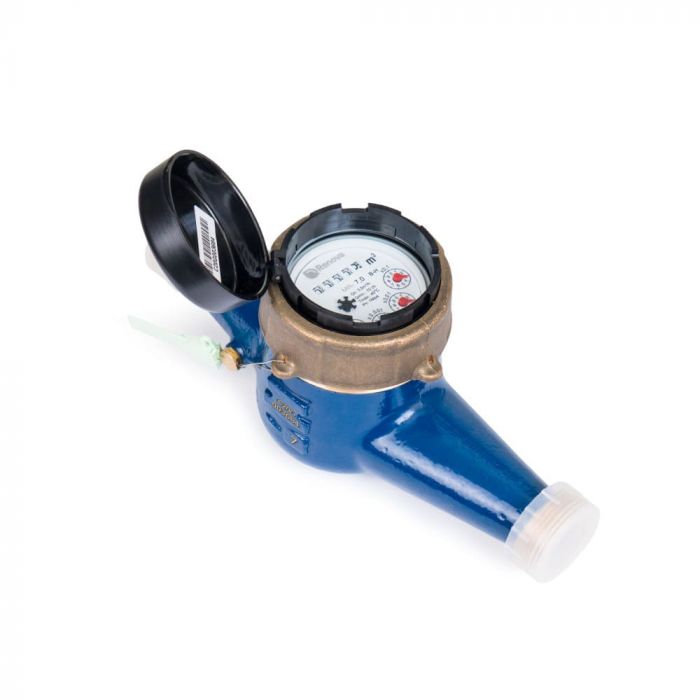 Hidrômetro Multijato 10m3/h 1" QN5,0 Metal Saída Pulsada Energyrus - Renova