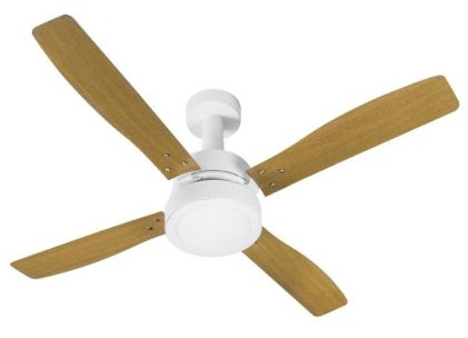 VENTILADOR VINTAGE LED 6000K 4PAS 127V BRANCO/MOGNO 25-4117